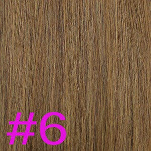 20" Micro Loop Hair Extensions EUROPEAN STRAIGHT - Colour #006 - Medium Brown