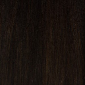 24" Tape In Luxury EUROPEAN Virgin Remy Extensions STRAIGHT - Colour #001b - Natural Brown/Black