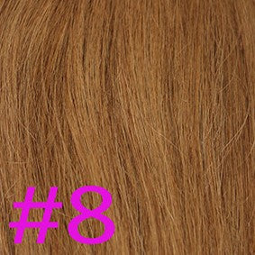 20" I-Tip Hair Extensions EUROPEAN STRAIGHT - Colour #008 - Light Brown