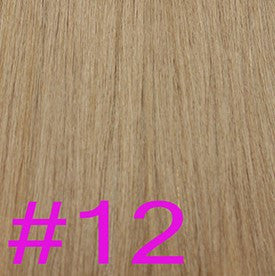 24" V-Tip Fusion Hair Extensions EUROPEAN STRAIGHT - Colour #012 - Light Ash Brown
