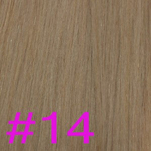 24" V-Tip Fusion Hair Extensions EUROPEAN STRAIGHT - Colour #014 - Light Golden Brown