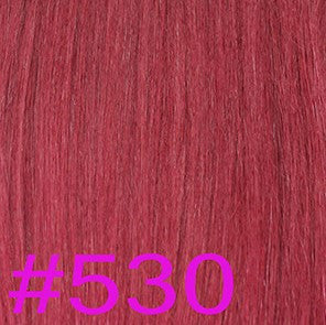 20" V-Tip Fusion Hair Extensions EUROPEAN STRAIGHT - Colour #530 - Burgundy