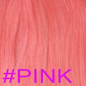 20" Micro Loop Hair Extensions EUROPEAN STRAIGHT - Colour #PINK - Pink
