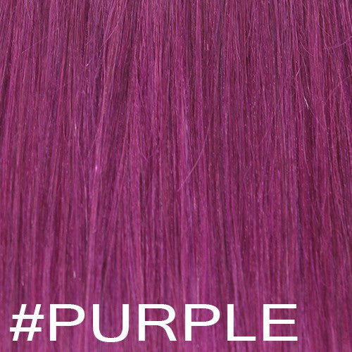 20" Micro Loop Hair Extensions EUROPEAN STRAIGHT - Colour #PURPLE - Purple