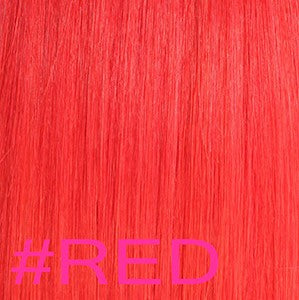 20" Micro Loop Hair Extensions EUROPEAN STRAIGHT - Colour #RED - Red