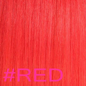 20" V-Tip Fusion Hair Extensions EUROPEAN STRAIGHT - Colour #RED - Red