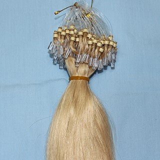 20" Micro Loop Hair Extensions EUROPEAN STRAIGHT - Colour #018 - Ash Blonde
