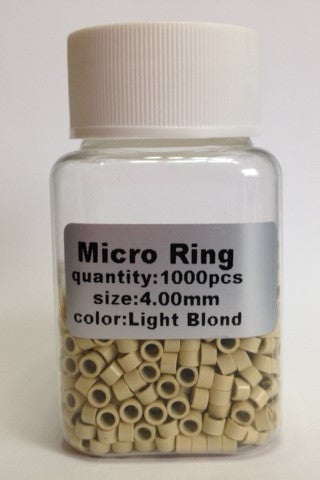 Micro Link Beads - 4mm Screw Type - 613 - Light Blonde