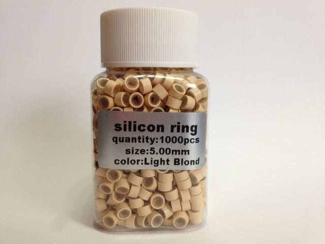 Micro Link Beads - 5mm With Silicone Lining - 060 - Light Blonde