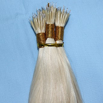 20" Nano Ring LUXURY EUROPEAN Hair Extensions STRAIGHT - Colour #060 - Light Golden Blonde