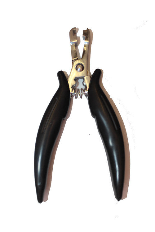 Pliers - Black Remover Pliers - Curved Flat Tip