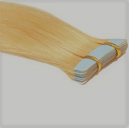 24" Tape In Luxury EUROPEAN Virgin Remy Extensions STRAIGHT - Colour #022 - Medium Blonde