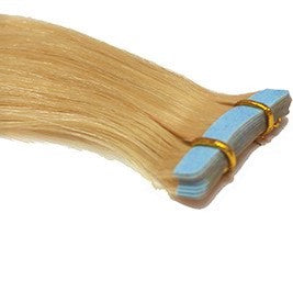 20" Tape In Luxury EUROPEAN Virgin Remy Extensions STRAIGHT - Colour #613 - Light Blonde
