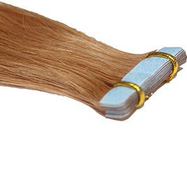 20" Tape In Luxury EUROPEAN Virgin Remy Extensions STRAIGHT - Colour #010 - Light Brown