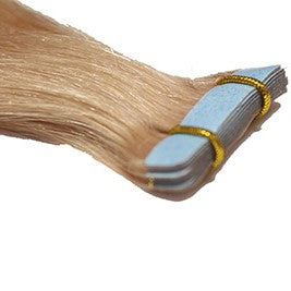 20" Tape In Luxury EUROPEAN Virgin Remy Extensions STRAIGHT - Colour #014 - Light Golden Brown