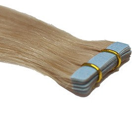 24" Tape In Luxury EUROPEAN Virgin Remy Extensions STRAIGHT - Colour #060B - Lightest Pearl Blonde